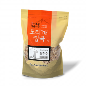 도리깨 몰,[하추리산촌마을] 찰수수1kg