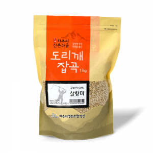 도리깨 몰,[하추리산촌마을] 찰향미1kg